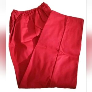 New XL Hospital Factory Inmate Prison Convict Scrubs Uniform PANTS. Red. Unisex